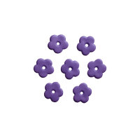 Wachsblüten flieder 1,3cm, 7 St.