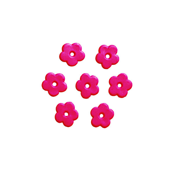 Wachsblüten fuchsia 1,3cm, 7 St.