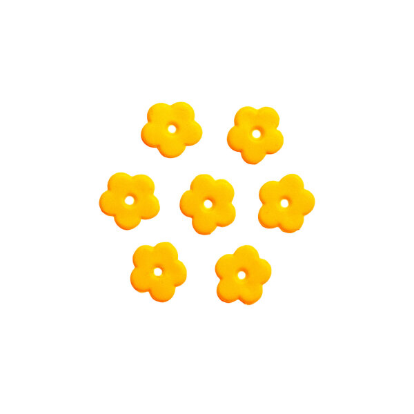 Wachsblüten sonnengelb 1,3cm, 7 St.