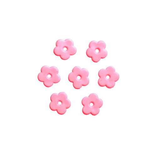 Wachsblüten rosa 1,3cm, 7 St.