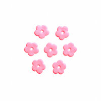 Wachsblüten rosa 1,3cm, 7 St.