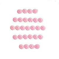 Wachsmotiv Blümchen, rosa 7mm, 26 St.