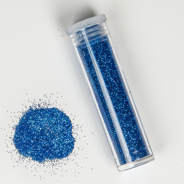 Glitter für Kerzen blau, 8ml