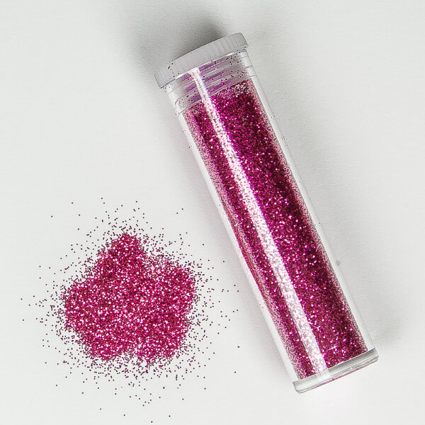 Glitter für Kerzen pink, 8ml