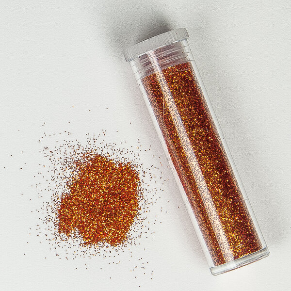 Glitter für Kerzen kupfer, 8ml