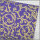 Wachsplatten Floraler Barock flieder-gold - 10x20cm