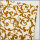 Wachsplatten Floraler Barock creme-hellbraun - 10x20cm