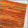 Wachsplatten Streifen-orange-rot-gold - 10x20cm