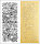 Sticker Hochzeitsmotive 2 gold