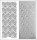 Sticker Herzen silber