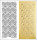 Sticker Herzen gold