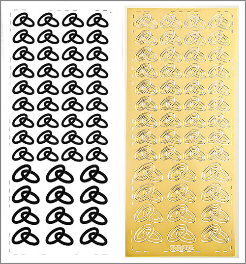Sticker Trauringe gold