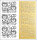 Sticker Hochzeitsmotive 1 gold