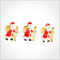 Wachsmotiv Weihnachtskerzen - Nikolaus 3cm bunt bemalt,...