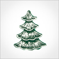 Wachsmotiv Weihnachtskerzen - Tannenbaum 4 Ebenen...