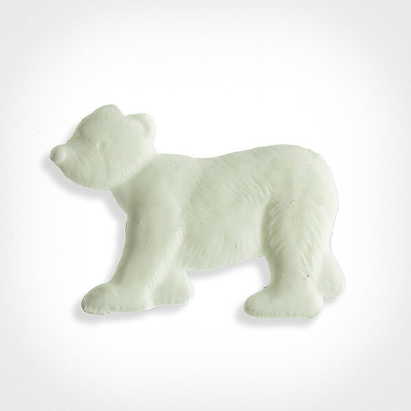 Wachsmotiv Weihnachtskerzen - Eisbär tapsig 6.5cm
