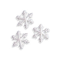 Wachsmotiv Weihnachtskerzen - Eiskristall 2.5cm...