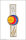 Wachsmotiv Emblem mit Kreuz, Ähre, A u. O