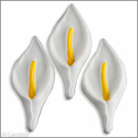 Wachsmotiv Callas-Blüte 5,5cm 3 St.
