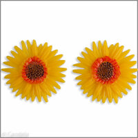 Wachsmotiv Blüte Sonnenblume 3,8cm 2 St., zum Kerzen...