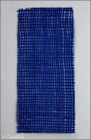 Verzierwachs Netz 15x6,5cm blau