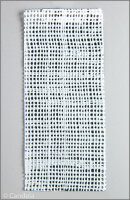 Verzierwachs Netz 15x6,5cm weiß