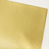 Wachsplatten mattgold - 10x20cm