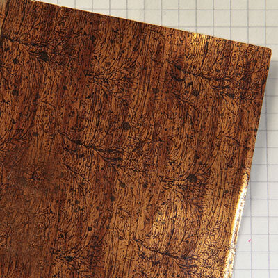 Wachsplatten antik kupferbraun - 10x20cm