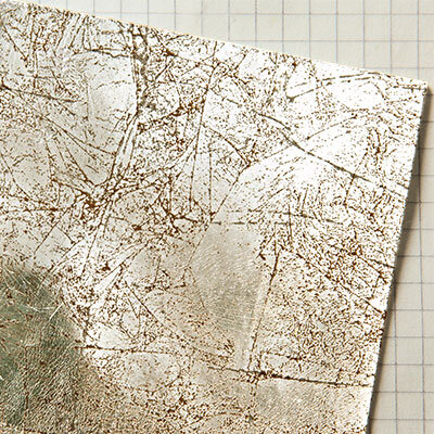 Wachsplatten antik-silber - 10x20cm