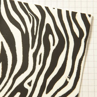 Wachsplatten Zebra - 10x20cm