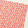 Wachsplatten weiß-rote Herzen - 10x20cm