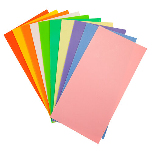 Wachsplatten Set 10 Pastellfarben, zum Kerzen verzieren