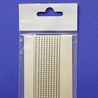 Verzierwachs Wachsstreifen geperlt silber 3/250mm