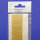 Verzierwachs Wachsstreifen geperlt gold 3/250mm