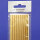 Verzierwachs Wachsstreifen flach gold 5/220mm - 9St.