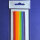 Verzierwachs Wachsstreifen rund Regenbogen 2/230mm