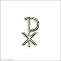Wachsmotiv Kommunionkerze - PX 40x22mm silber