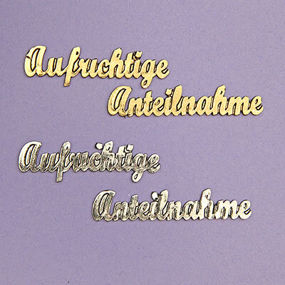 Aufrichtige Anteilnahme gold 10/120mm