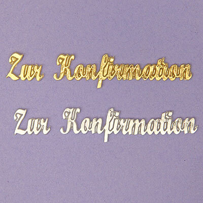 Zur Konfirmation gold 10/70mm