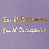 Zur hl. Kommunion gold 10/65mm