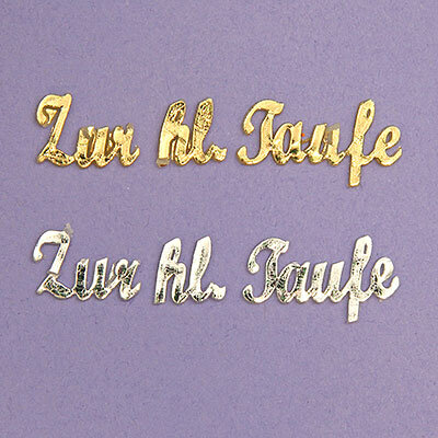Zur hl. Taufe gold 10/55mm