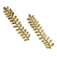 Wachsmotiv Myrtenzweig gold 53x12mm 2 St.