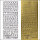 Sticker Schreibschrift groß 10mm gold