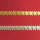 Verzierwachs-Borte Rauten gold 240mm