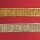 Verzierwachs-Borte Streifen gold 240mm