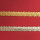 Verzierwachs-Borte Kreis-Ornament gold 240mm
