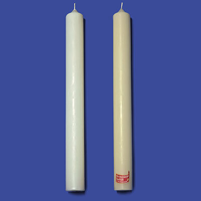 Kerzenrohling  40/4 cm weiß