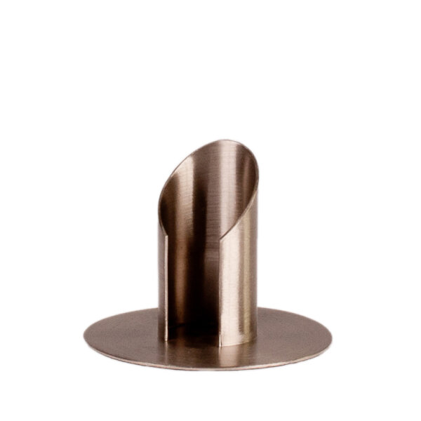 Halter für Taufkerzen Ø 30 mm Messing vernickelt