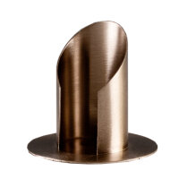 Halter für Taufkerzen Ø 50 mm Messing vernickelt